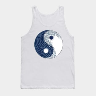 Yin yang great wave Tank Top